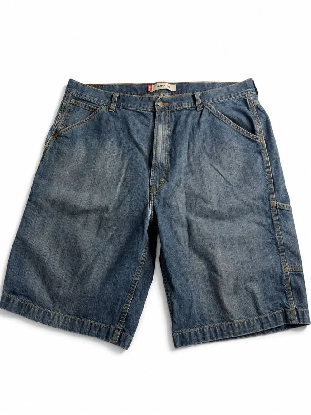 Levi’s Men’s Dark Wash Denim Carpenter Utility Shorts Size 42
